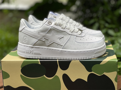 Original version_ Air Force BAPE Alliance. White spots star_ full code shipment 36-45-59a26a8d